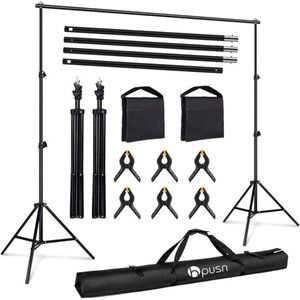 Backdrop Stand - 10ft x 7ft Adjustable Photoshoot Backdrop -Photo Backdrop Stand